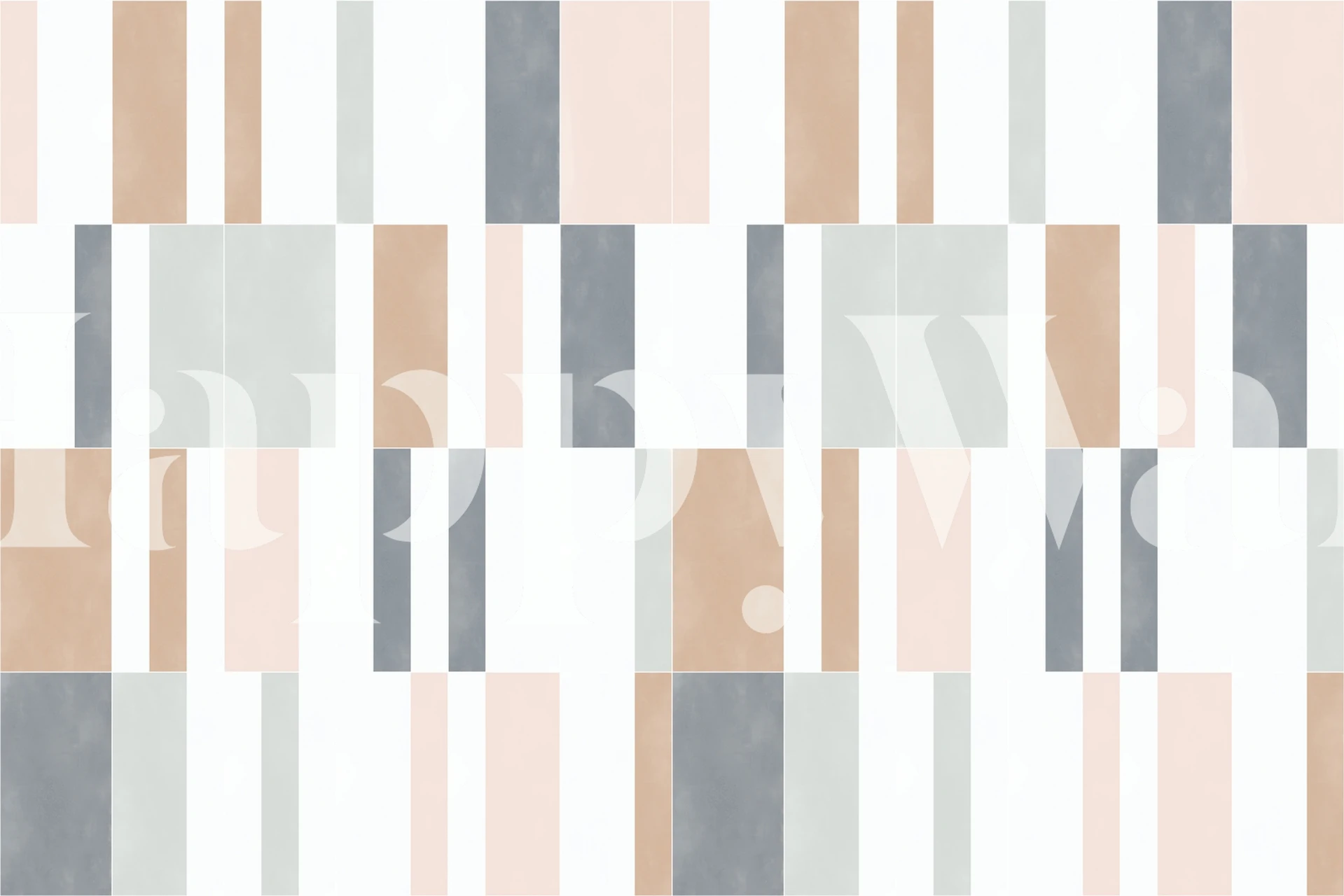 Geometric patterns in muted pastel colors wallpaper