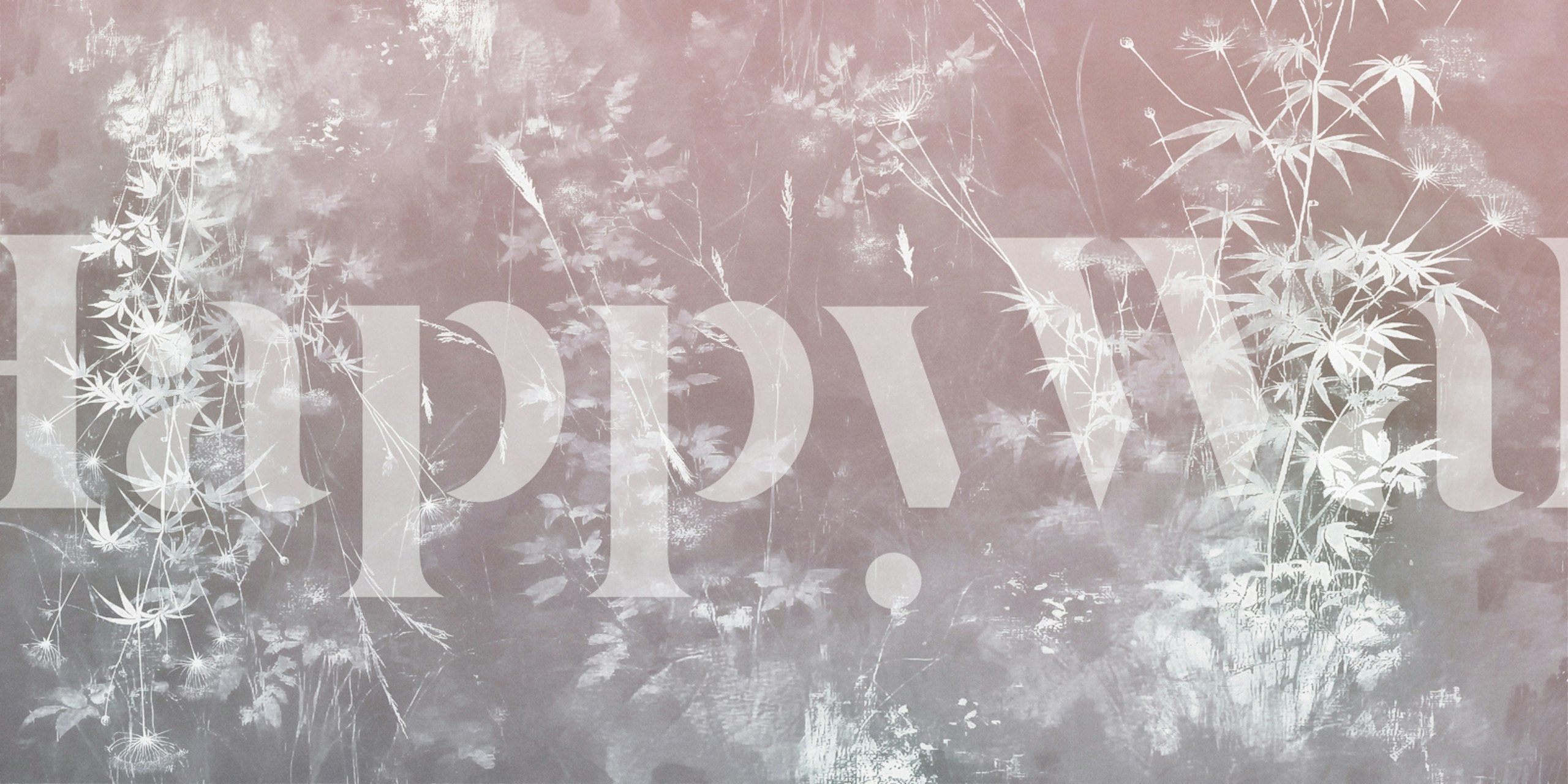 Misty Garden Dream wallpaper in a room