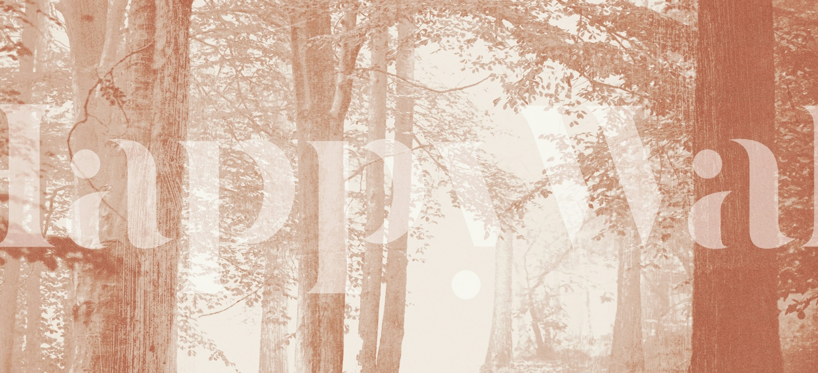 Tapeta Autumn Whispering Woods w pokoju