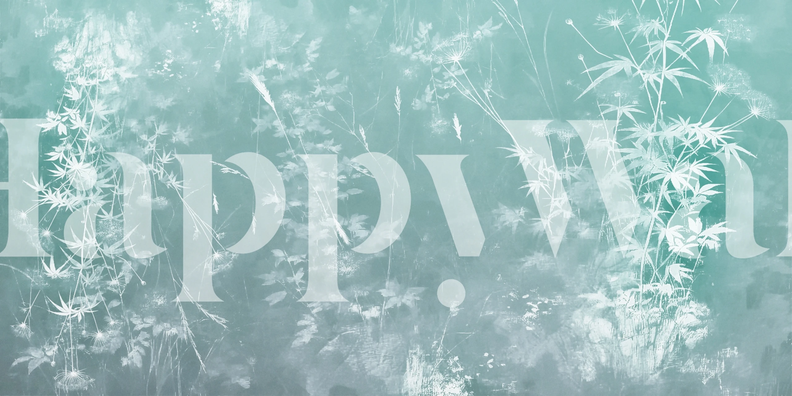 Mystic Garden Dreams wallpaper design in a room