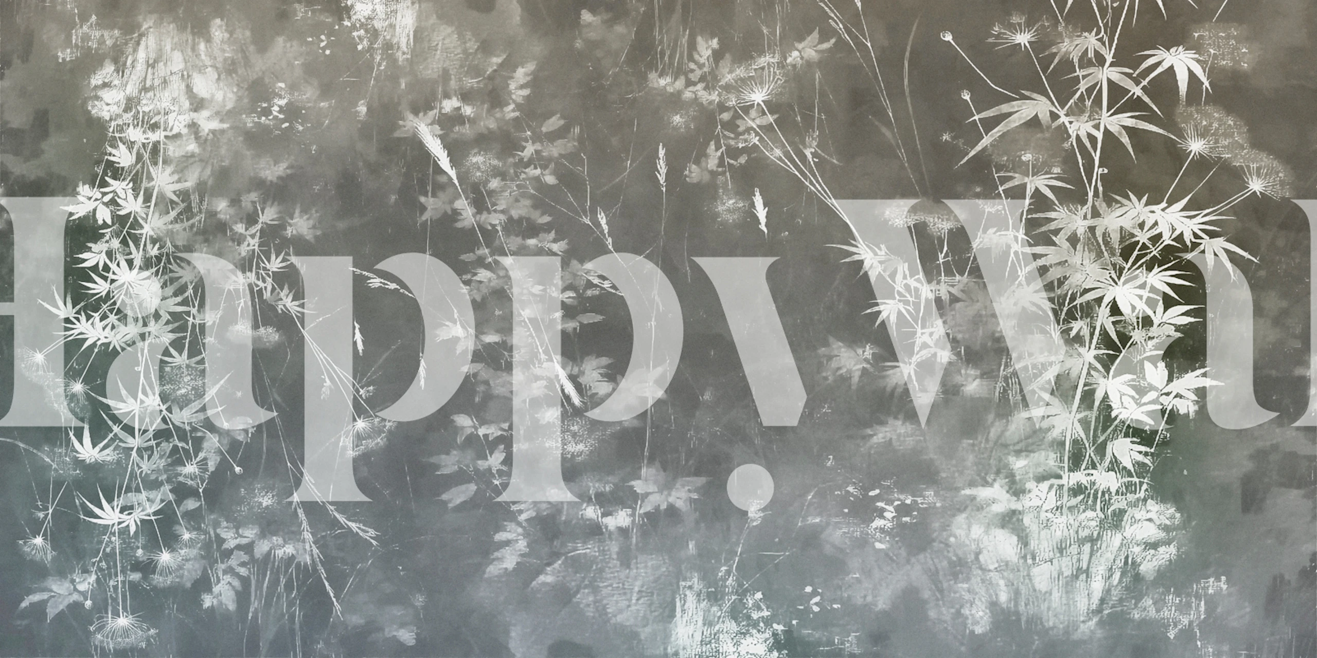 Enchanted Forest Canvas carta da parati in una stanza