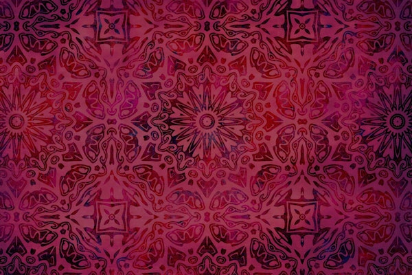 Red Vintage Modern Kelim