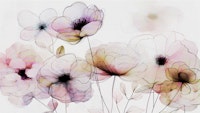 Translucent Flower Fantasy wallpaper