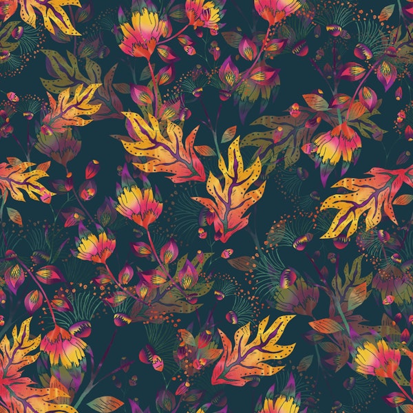 Maximalist Bold Garden Teal