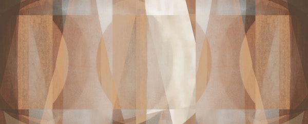 Layered Bauhaus Mosaic Decor