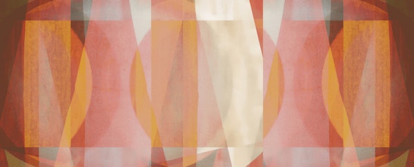 Layered Bauhaus Mosaic Design