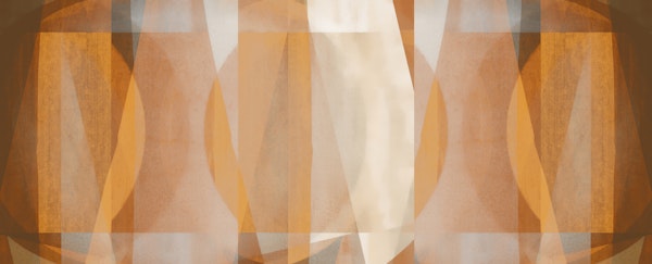 Layered Bauhaus Mosaic Abstraction