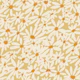Summer retro daisies  on golden yellow