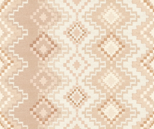 Western boho tribal chevron - desert pink