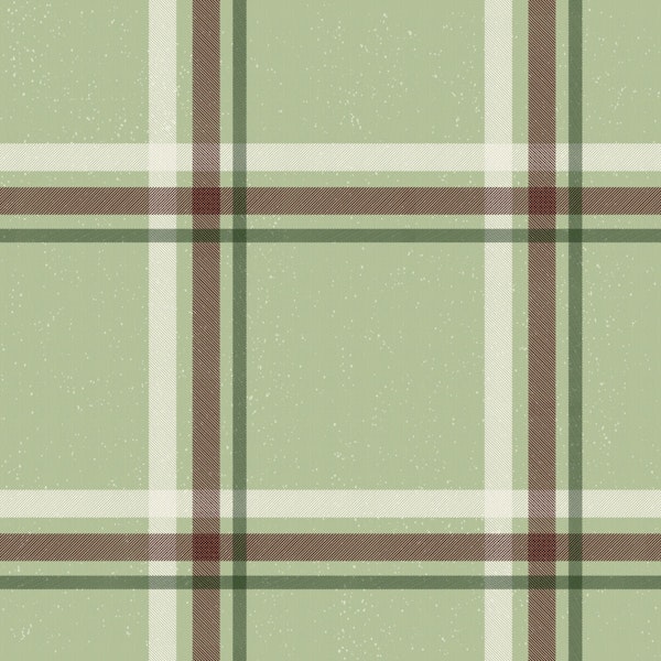 Winter Plaid Sage