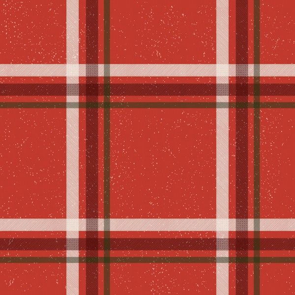 Winter Plaid Red