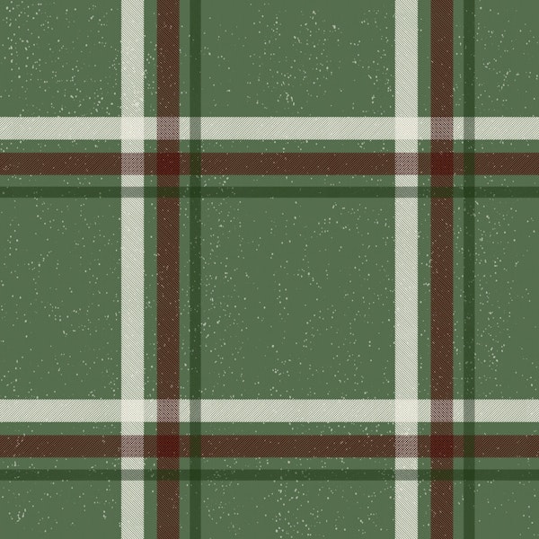 Winter Plaid Green
