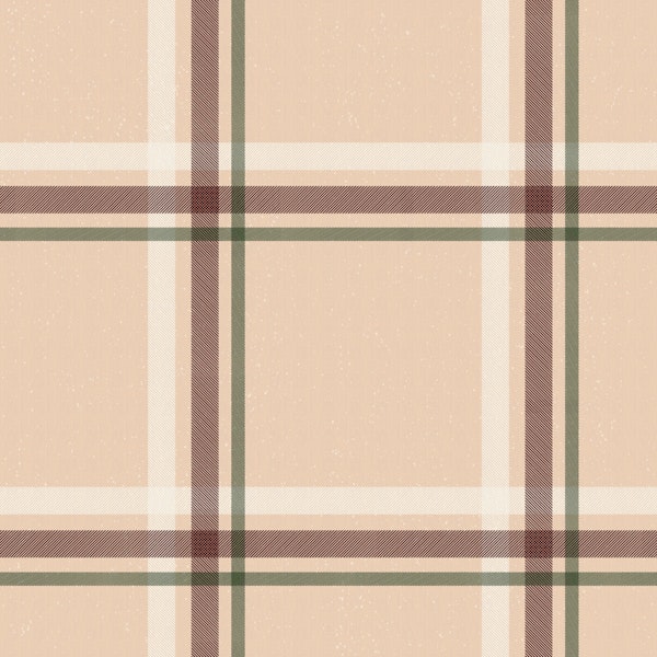 Winter Plaid Pale Pink