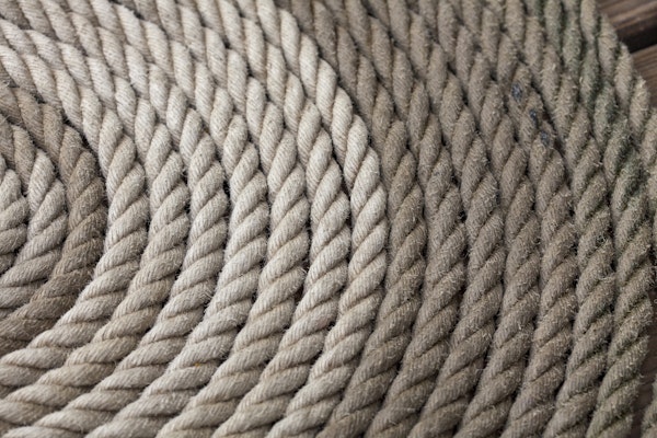 Rolled Up Ship Rope