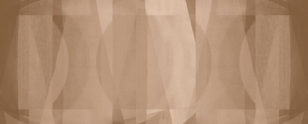 Layered Bauhaus Mosaic Fabric