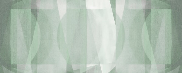 Layered Bauhaus Mosaic Linen