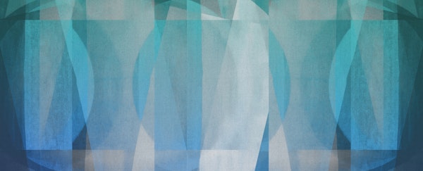Icy Blue Bauhaus Dreamscape