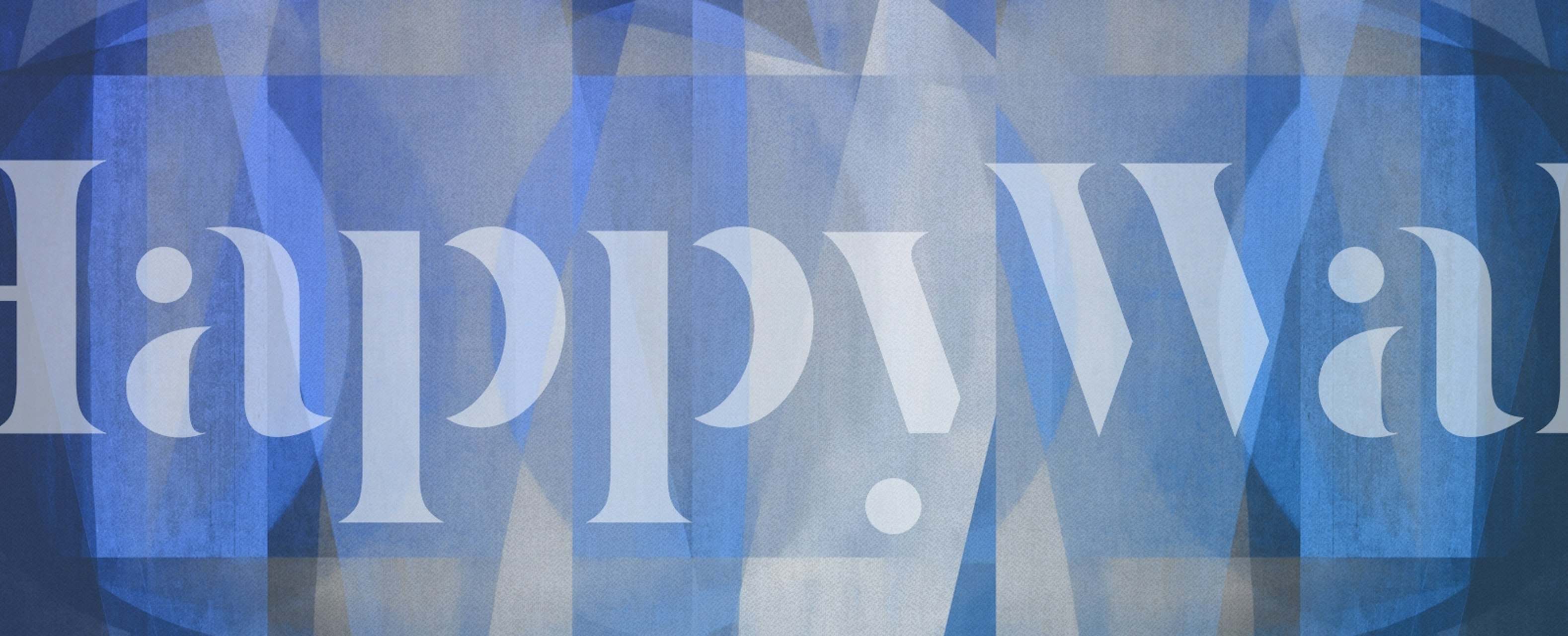 Blue abstract elegance wallpaper in a room