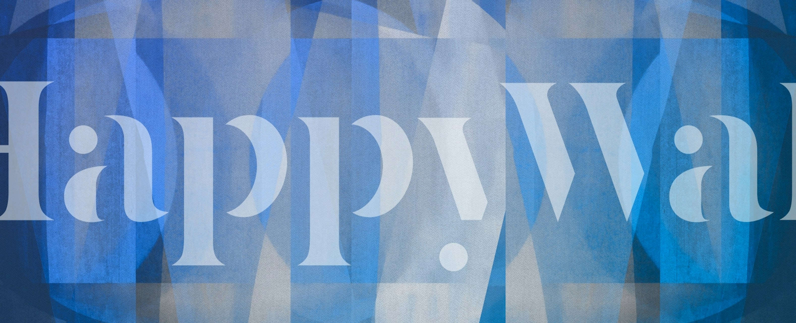 Blue abstract elegance wallpaper in a room