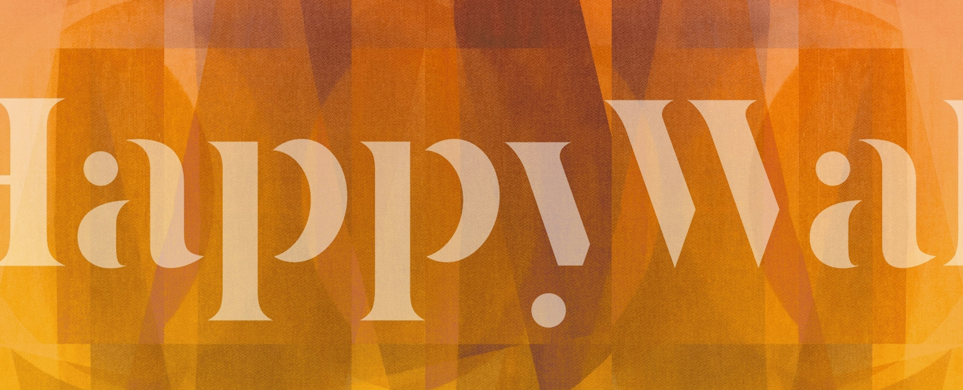 Amber abstract wallpaper featuring warm orange and brown hues