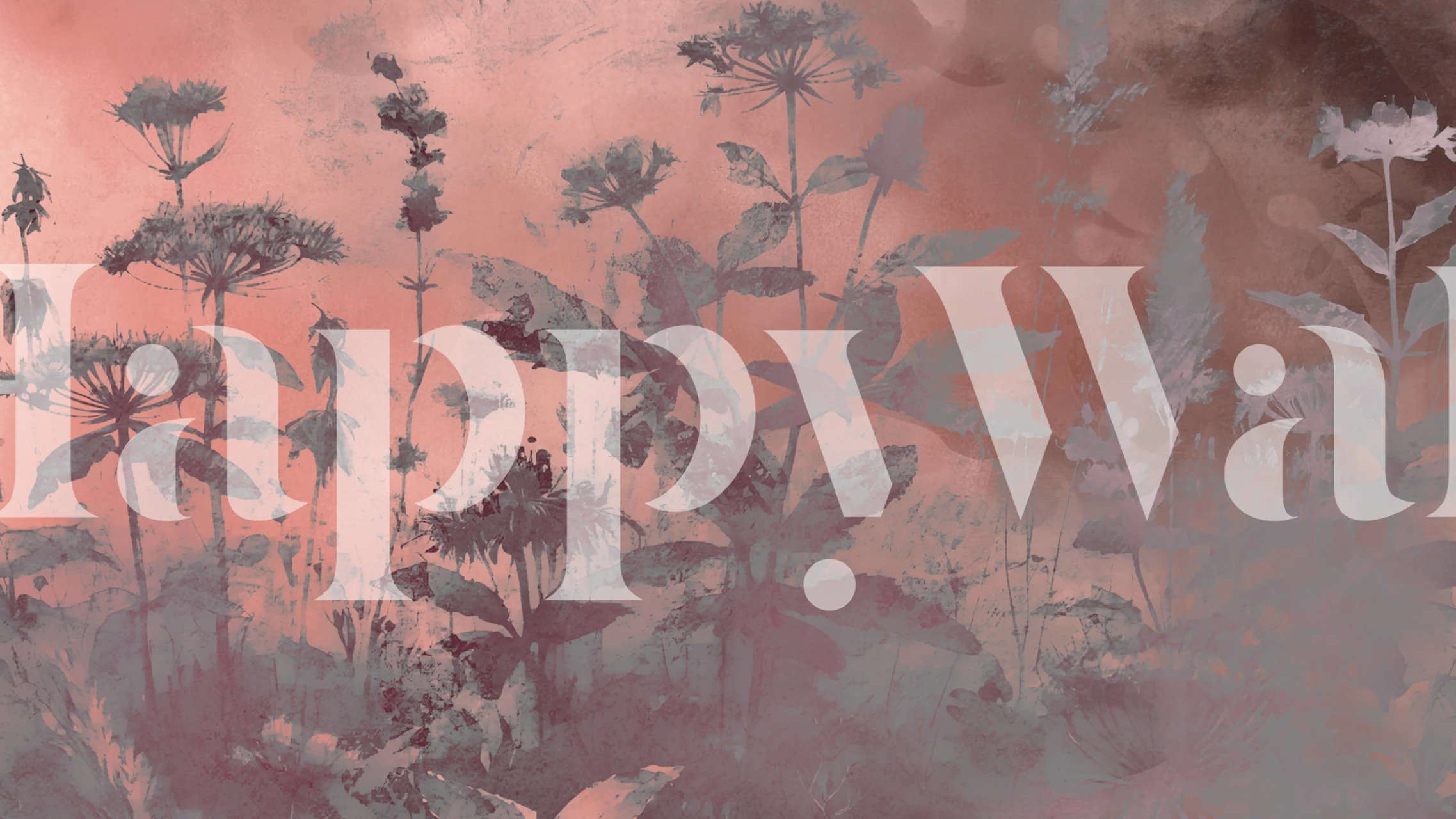 Mystic Florals tapet i ett rum