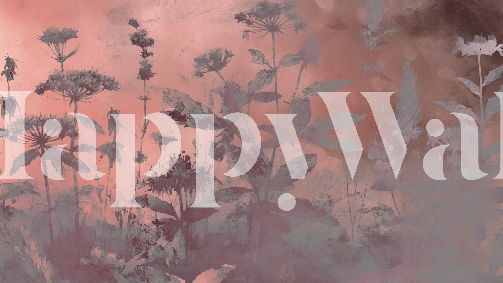 Papel pintado Mystic Florals en un ambiente