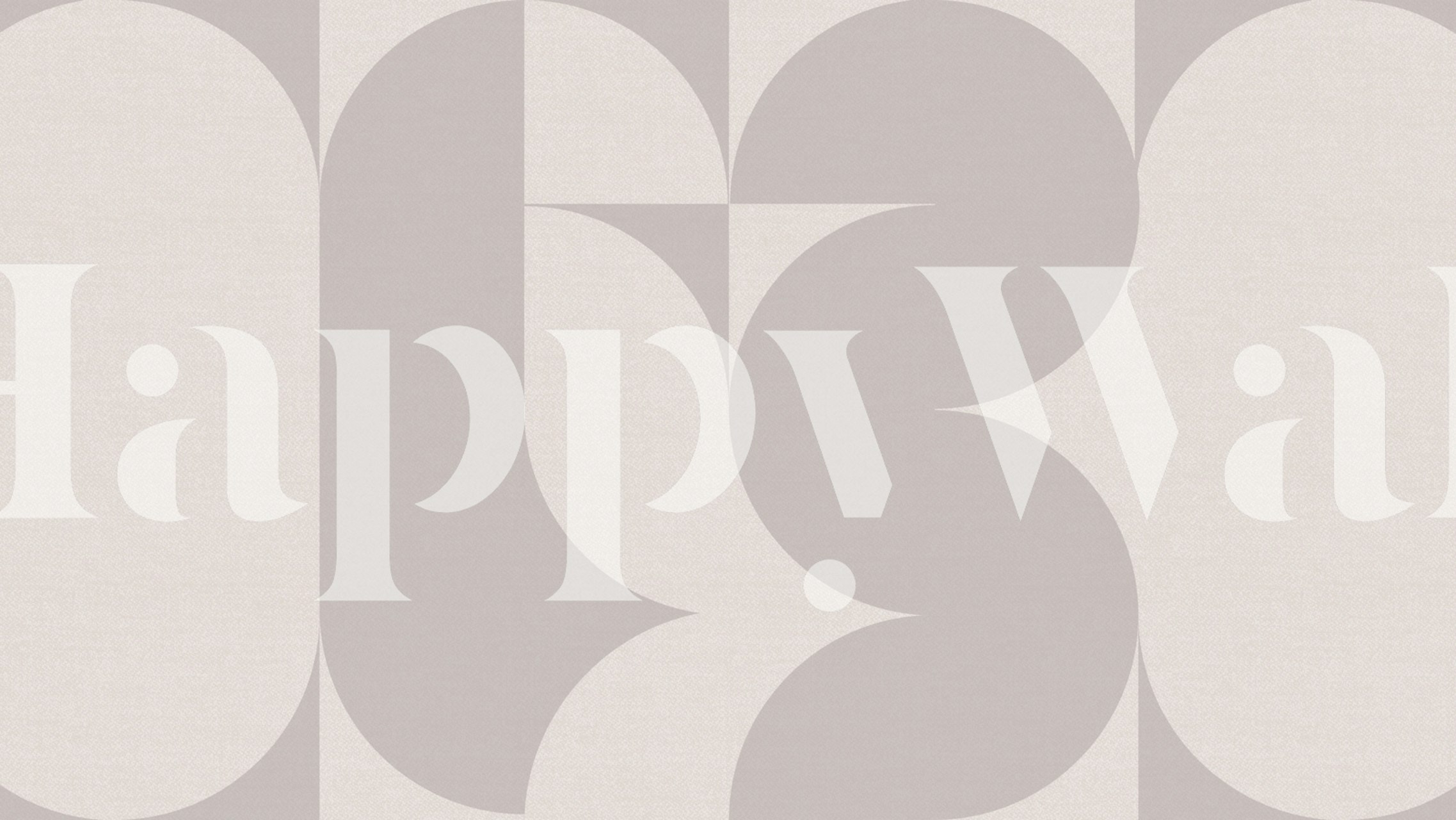 Contemporary curves wallpaper in a modern room