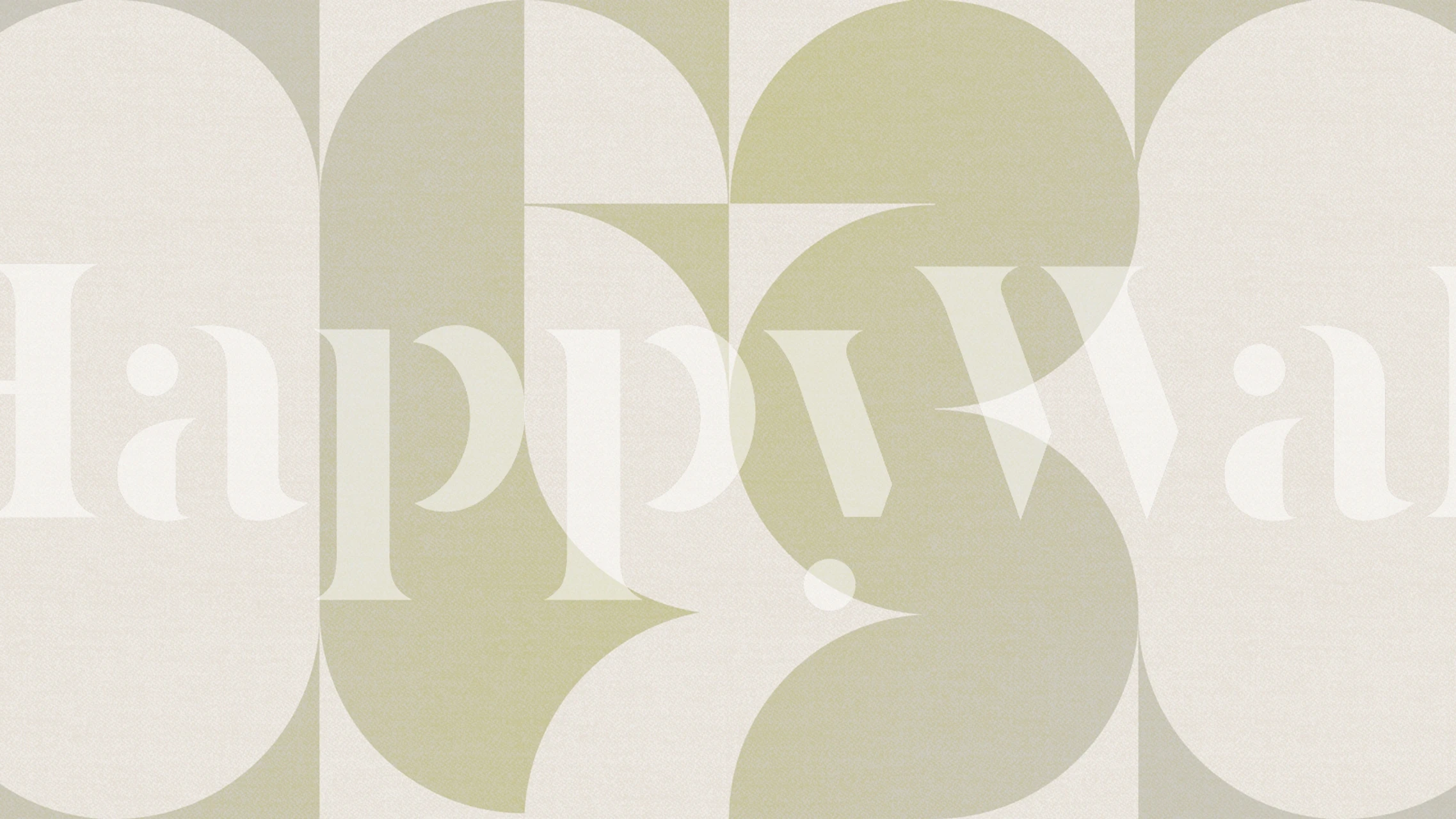 Geometric Serenity wallpaper in a room