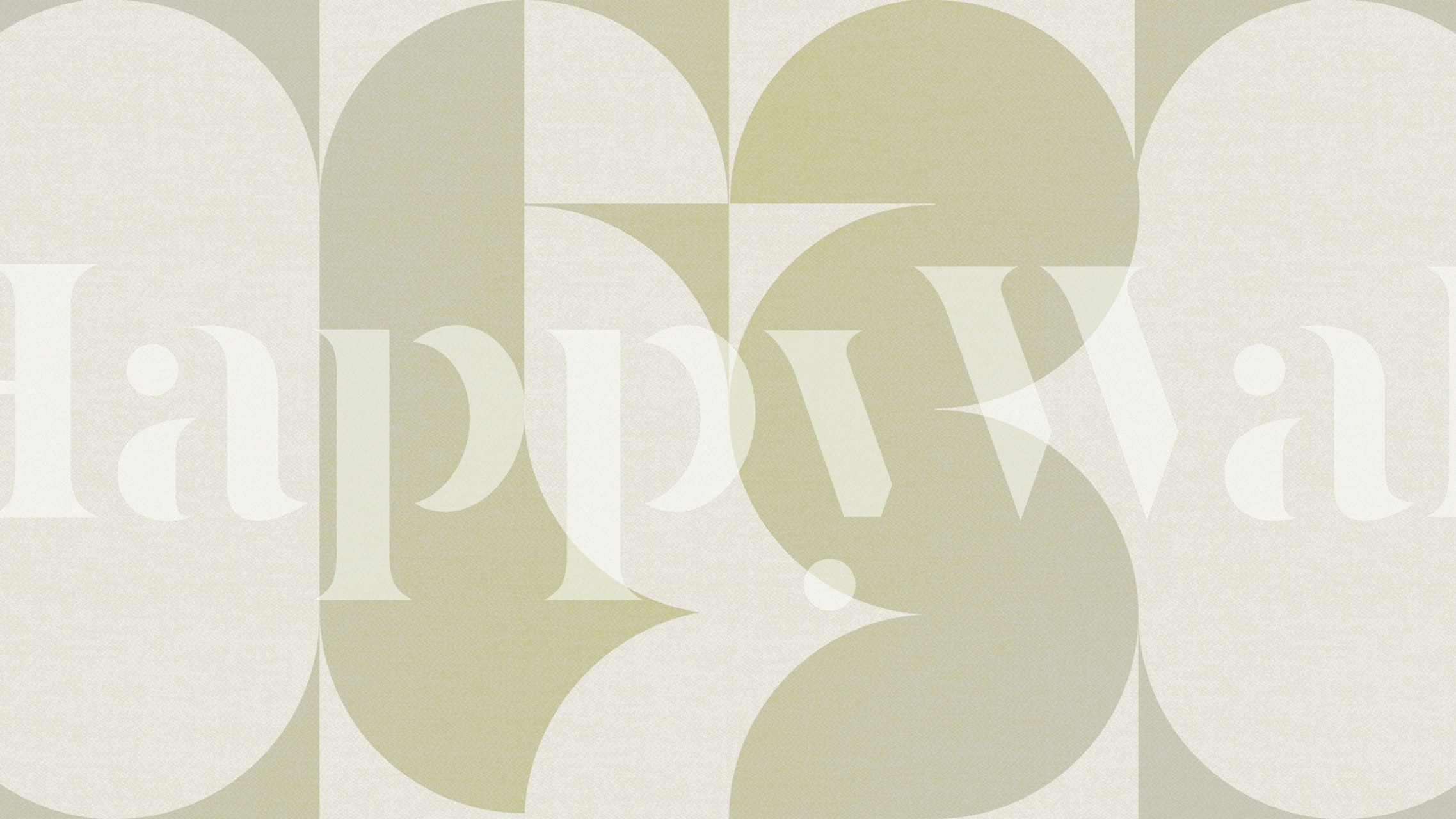 Geometric Serenity wallpaper in a room