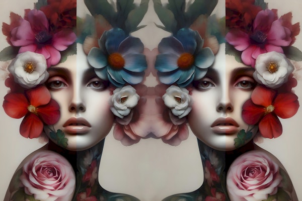 Floral Femme Reflection