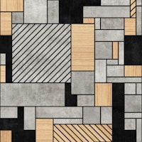 Random Pattern Concrete Wood wallpaper