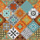 Talavera Tiles Orange Turquoise