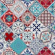 Talavera Tiles Royal Blue Turquoise Red Grey