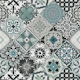 Talavera Tiles Grey Mint Teal