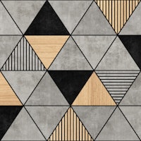 Concrete and Wood Triangles 2 tapete