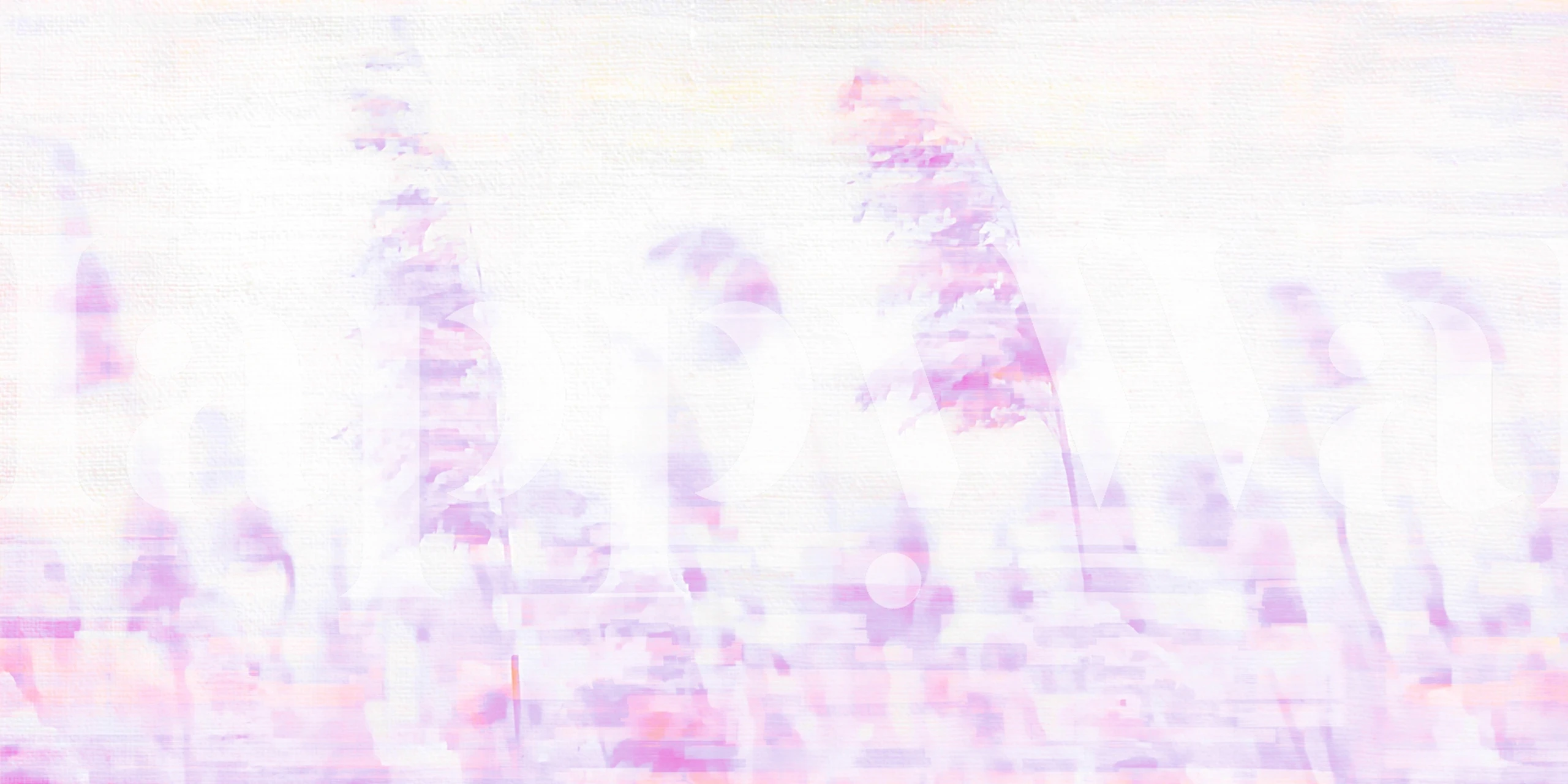 Soft pastel floral nature wallpaper with purple hues and dreamy design