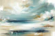Turquoise Tide Abstract