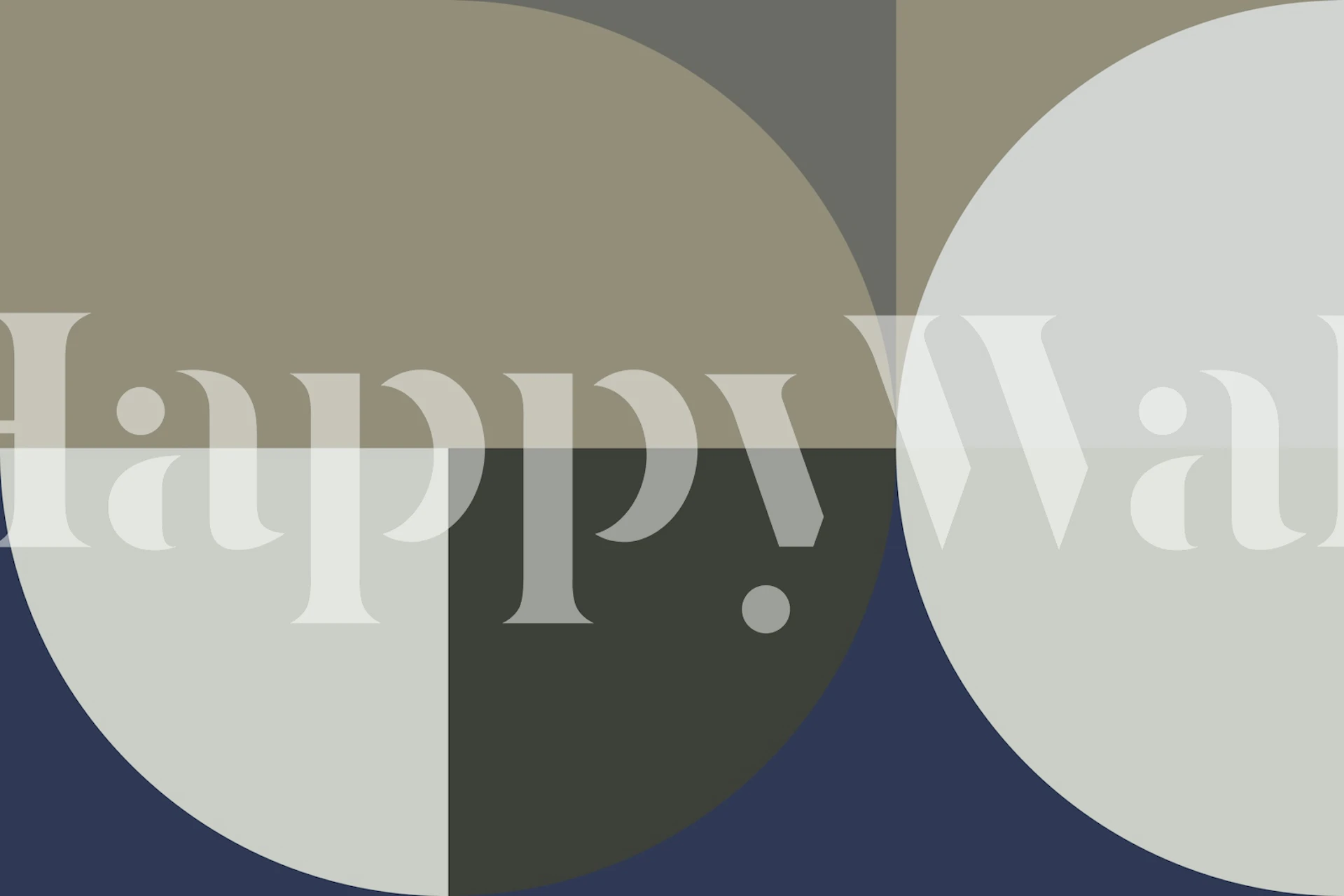 Carta da parati Neutral Tones Balance in una stanza