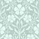 Awakening Flowers Damask - mint green
