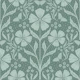 Awakening Flowers Damask - green