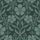 Awakening Flowers Damask - dark green