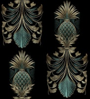 Roaring Twenties Pineapple Chic tapet
