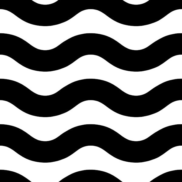 Black and White Minimalist Waves 1