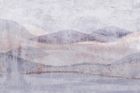 Misty Japandi Mountain Canvas tapet