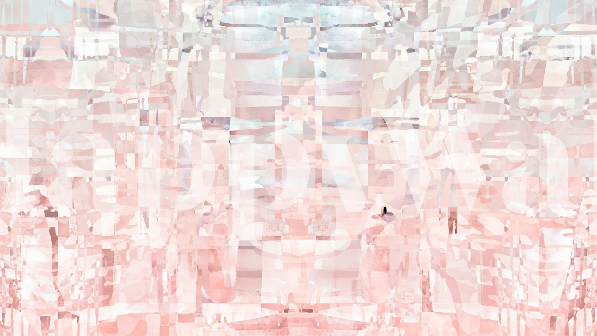 Soft Cubist Dreamscape tapet i et rum