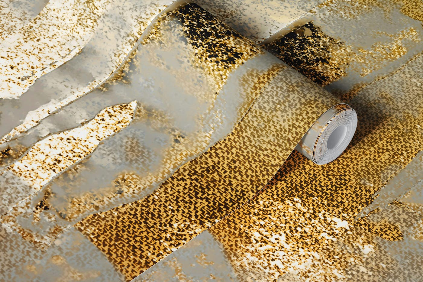 Metallic Gold Essence wallpaper roll