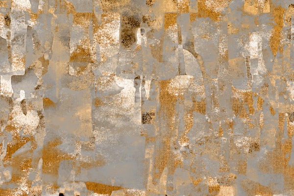 Golden Abstract Art