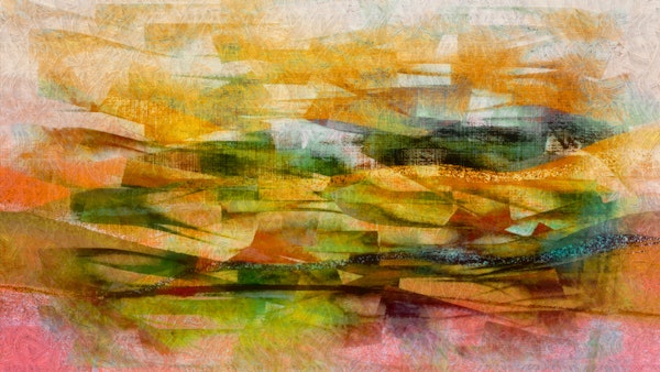 Textured Cubist Color Fields