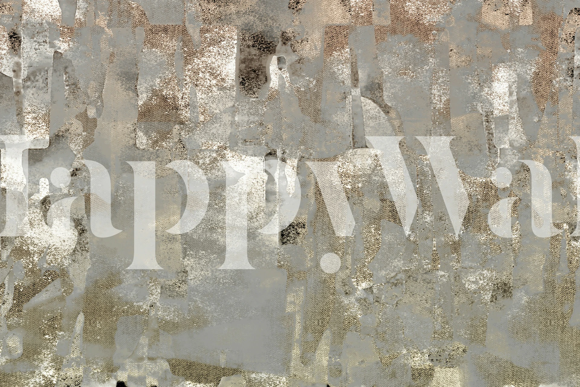 Gleaming Textured Art Tapete in einem Raum