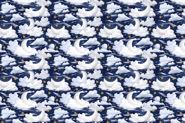 Moon and Stars Charm